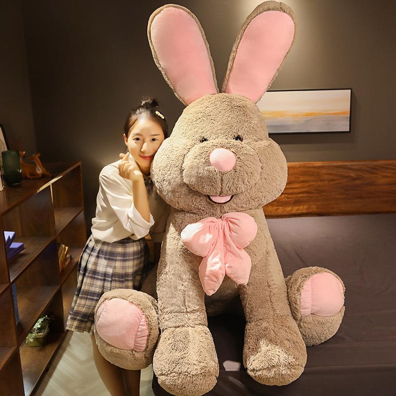 Big Rabbit Doll Plush Toy Long Eared Rabbit Doll Rag Doll Stall Creative Gift for Women