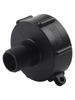 High Quality Practical Industry Outdoor Home Drain Adapter Adapter Black HDPE Material Parts With Sealing Ring