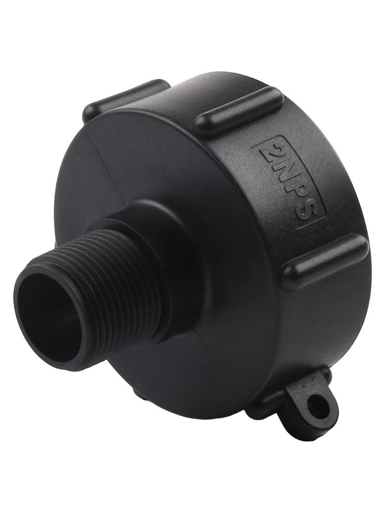 High Quality Practical Industry Outdoor Home Drain Adapter Adapter Black HDPE Material Parts With Sealing Ring