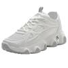 Mesh Shoes Breathable Mesh Dad Shoes Solid Color Flat Bottom Platform Casual Shoes Outdoor Sports Casual Shoes