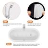 Bathroom Slip Transparent Non-Slip Tape Anti-Slip Strips Shower Stickers Square Round Flower Shaped Antiskid Sticker