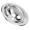 Single Bowl Bar Sink 340 X 270 X 120mm Polished Stainless Steel Kitchen Sink with 40mm Drain Hole for Boat Caravan RV
