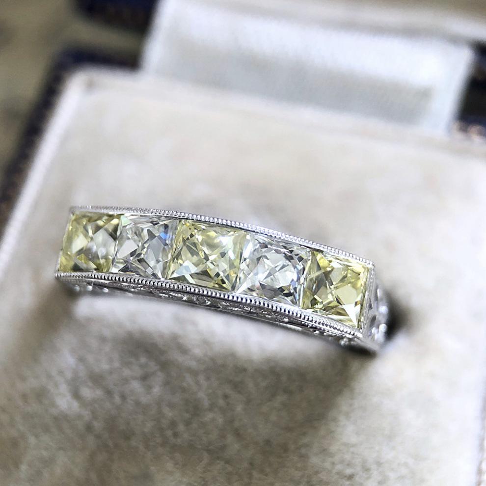 Three Heroes 2024 Trendy European & American Engagement Rings with Cubic Zirconia