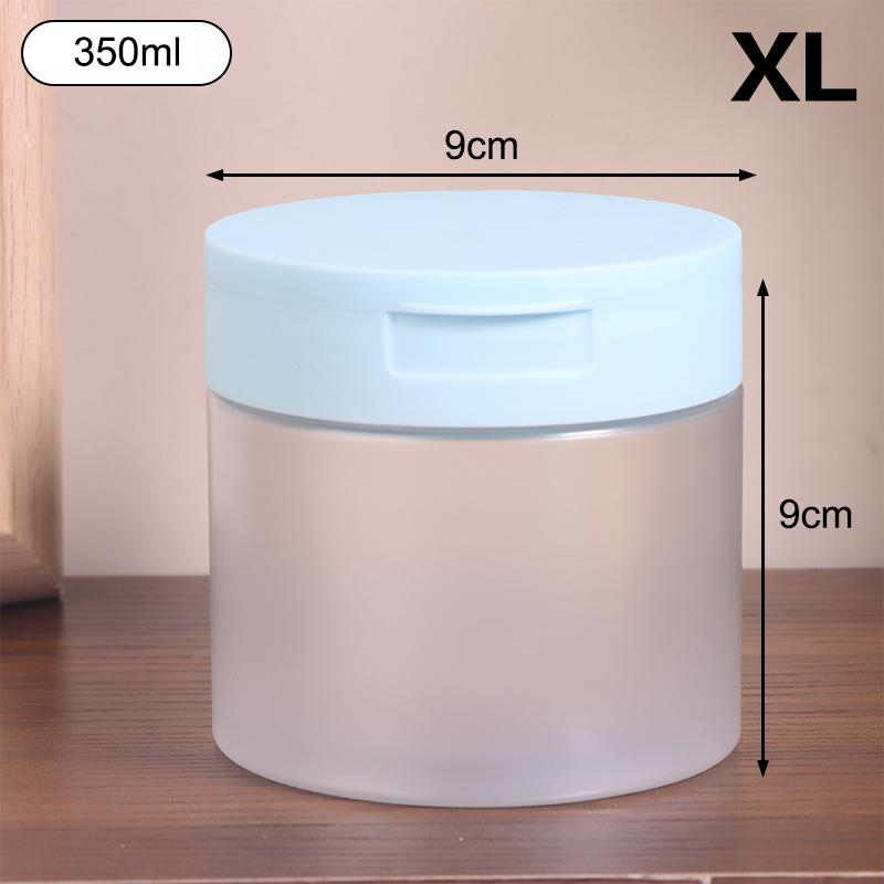 1Pcs 250/300/350Ml Makeup Remover Cotton Cream Jar Lid Body Lotion Scrub Jar Cosmetic Container Travel Portable Bottle