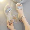 Summer Footwear Wedge Sandals Ladies Thick-soled Buckle Open Toe Plus Size Comfortable Women's Shoes