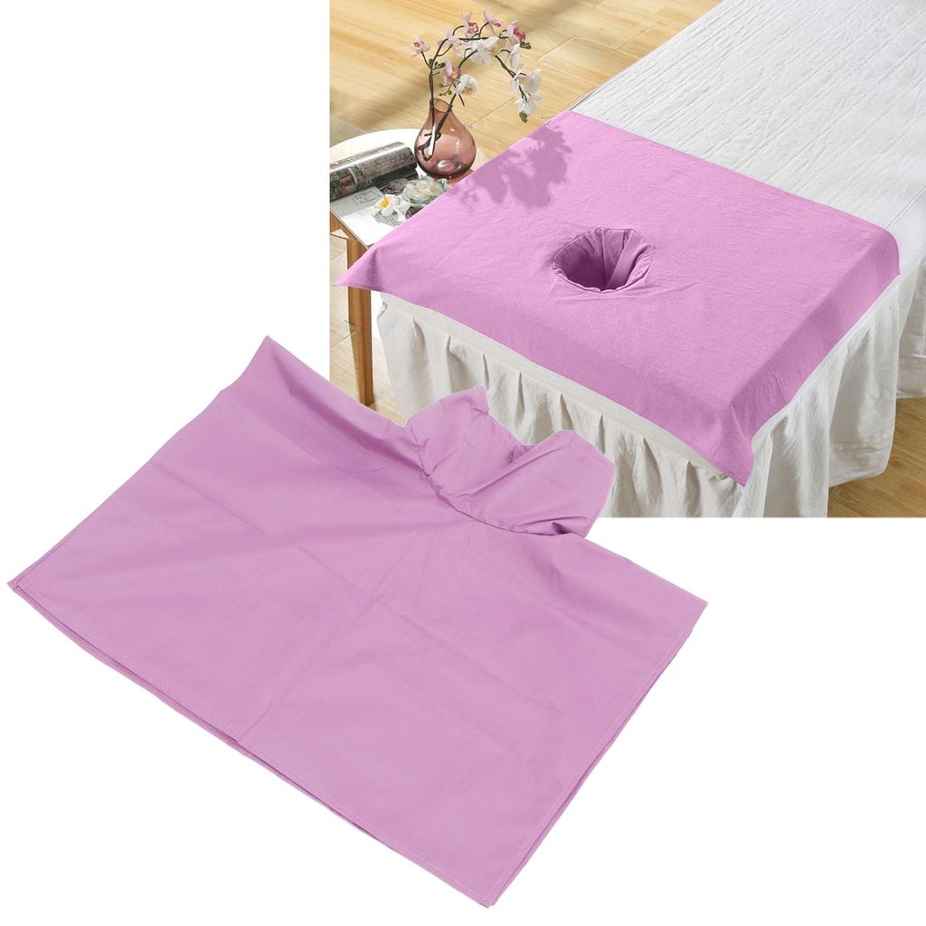 Massage Table Sheet Pure Cotton Simple Washable Professional Beauty Bed Face Sheet for Beauty Salon