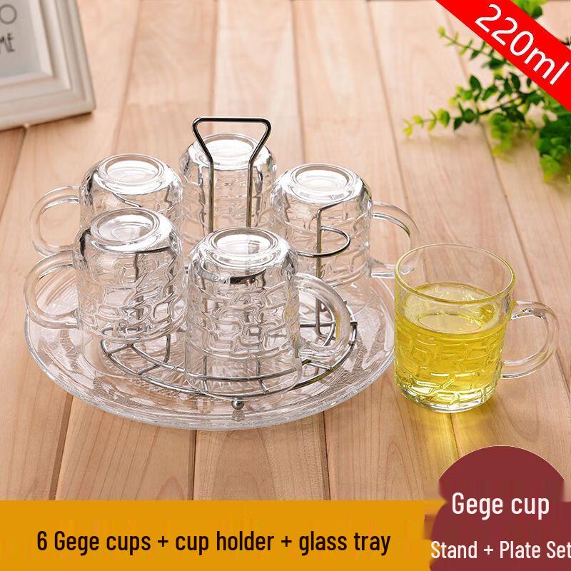 Набор из 6 термостойких стеклянных чашек