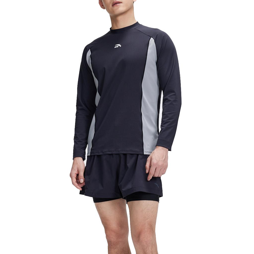 Anta Quick-Dry Anti-Embarrassment Professional Swimming Pool Swimwear Set Men swimwear 9824232415-11