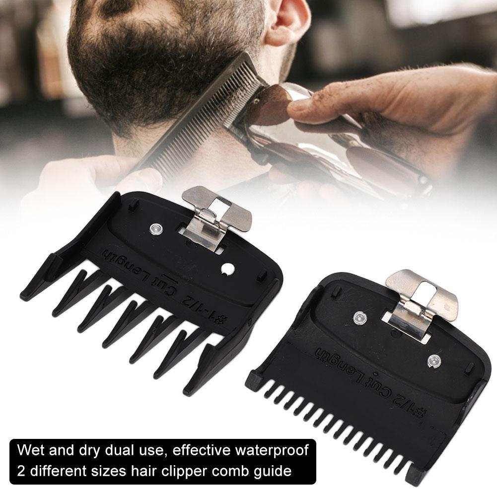 2pcs Professional Comb Guide Set Hair Clipper Spare Parts Hairstyling Limit Combs Accessory