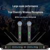 Huidu U-8808 Dual Handheld Wireless Microphone System (CN version)