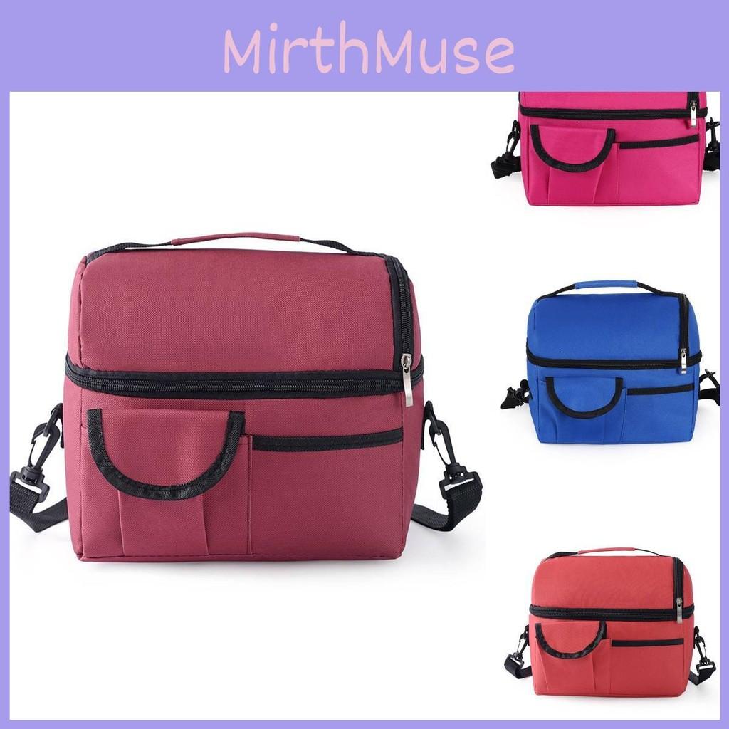 Insulated Shoulder Portable Bag Tote Picnic Storage Box Thermal Cooler Lunch