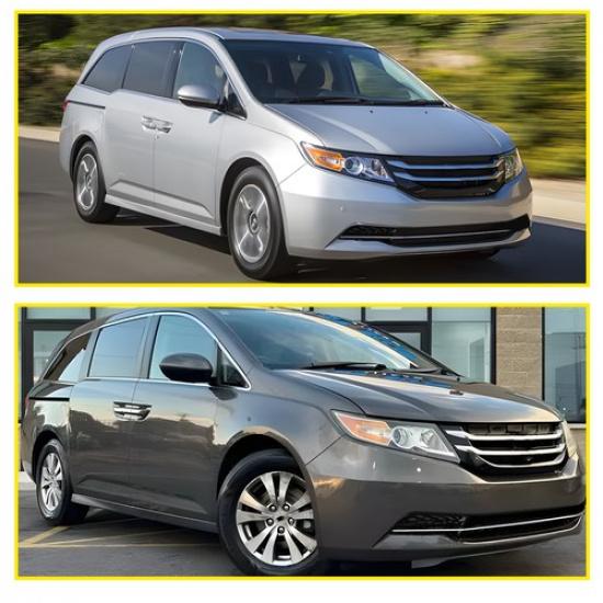 Front Bumper Fog Light Cover Bezel For Honda Odyssey 2014-2017 Passenger Black