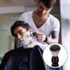 7Pcs Men Shaving Brush Wood Handle, Professional Salon Tools Hand Crafted Shaving Brush Wood Handle Black Wood Handle Shave Brus