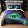 Real Betis Football Design Bed Bedding Set 1 Duvet Cover + 2 Pillowcases Soft Breathable Household Bed Linens