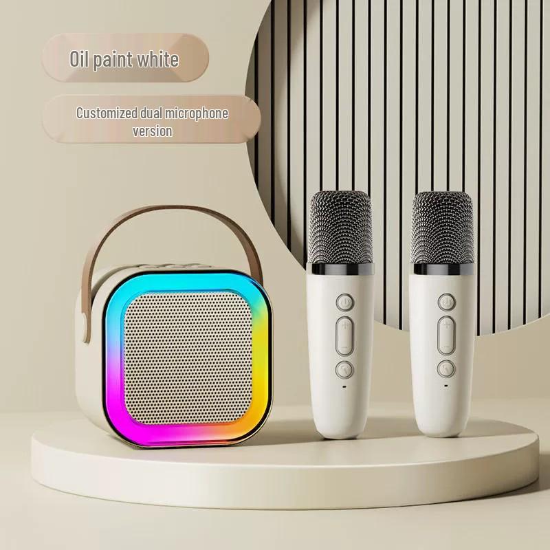 Integrated K12 Wireless Microphone & Bluetooth Speaker for Children's KTV and Home Singing