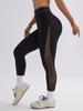 New hot-selling fitness mesh splicing sports leggings high waist hip-lifting yoga pants yoga clothes leggings