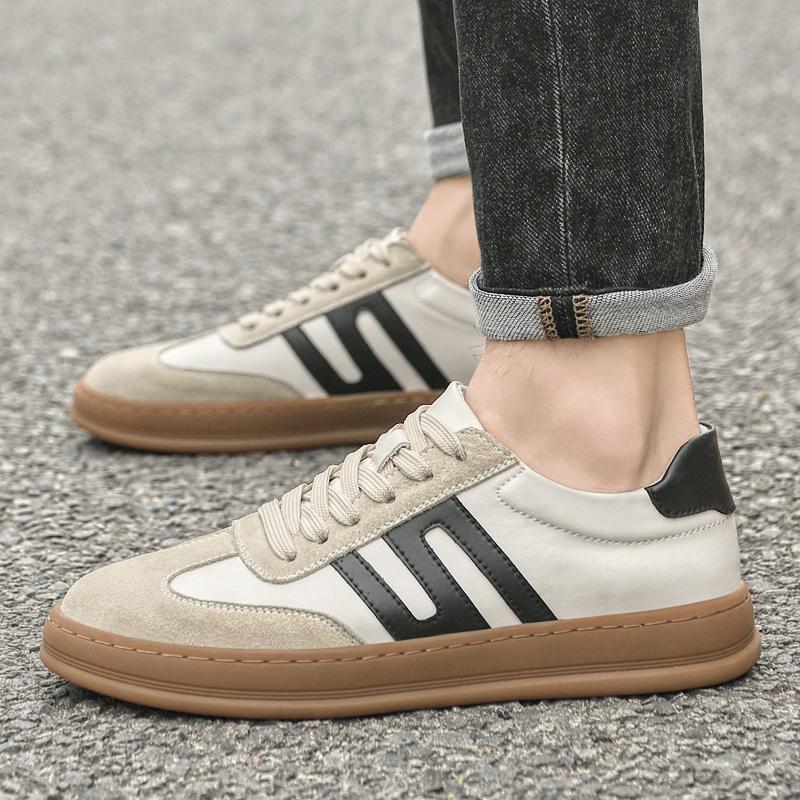 Brand Outdoor Men's Spring New Lace Up Comfortable Anti Slip Sports Board Shoes Retro Men Fashionable Breathable Casual Sneakers
