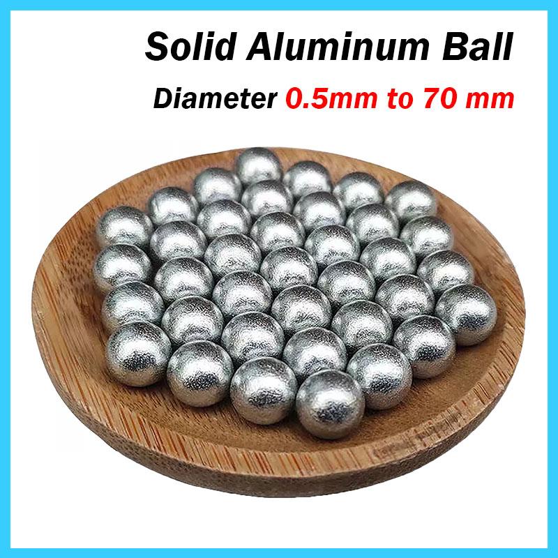 

1~10000Pcs Lot Ø 0.5mm to 70 mm Precision Aluminum Ball Solid Balls Round Aluminum Ball Bearings High Quality Aluminum Beads 5.0mm-100Pcs