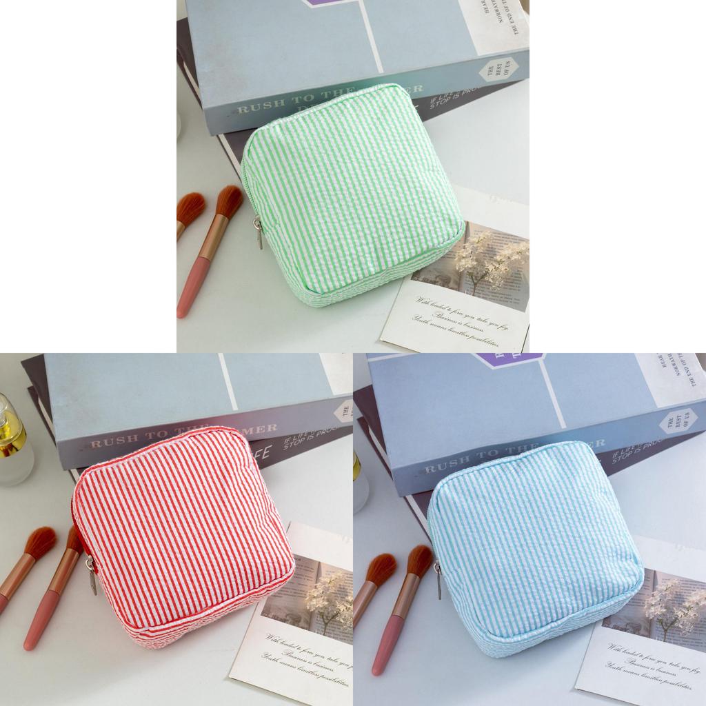 Travel Organizer Bag With Bubble Mesh Fabric For Womens Makeup And Small Accessories
