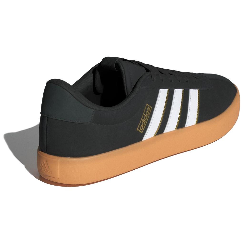 Adidas VL Court 3.0 Black White Gum Unisex Sneakers Core-Black Cloud-White Team-Victory-Red IH4789