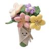 Jelly Burger Plush Toy Bouquet - Creative Gift for Proposals, Couples, and Decorations.