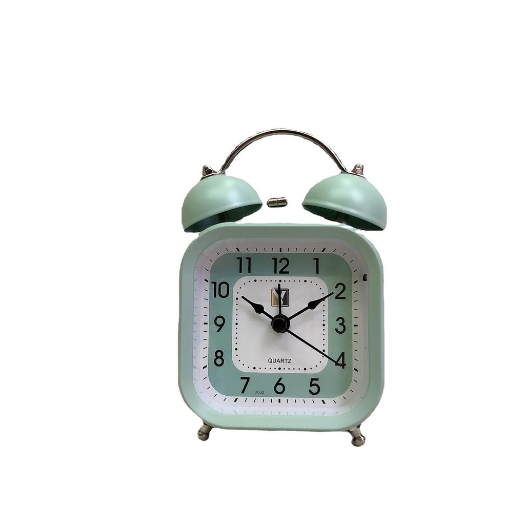 3-Inch Silent Simple Ringing Alarm Clock Wake Up Loud Voice Lazy Bedside Clock