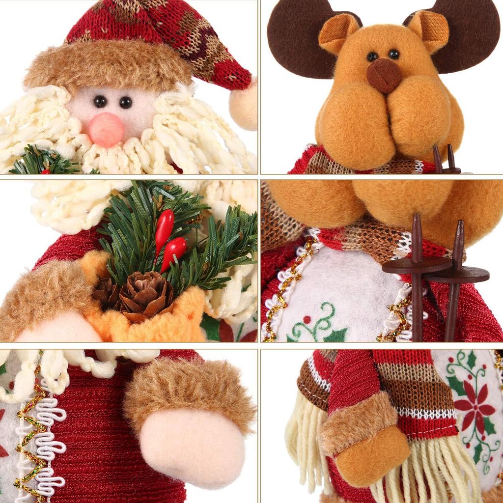 Dekoracje świąteczne Siedzący bałwanek Ozdoba świąteczna Długie nogi Stół Kominek Dekoracja domu Figurki świąteczne