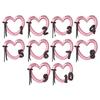 Hollow Heart Shape Balloon Oversized Aluminum Foil Balloon with Ribbon and Number for Birthday Festival Photography