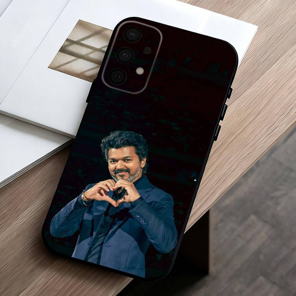 T-ThalaPathy Actor V-Vijay-Y  Phone Case For Samsung Galaxy A73,A72,A71,A70,A53,A52,A51,Others Soft Black Cover
