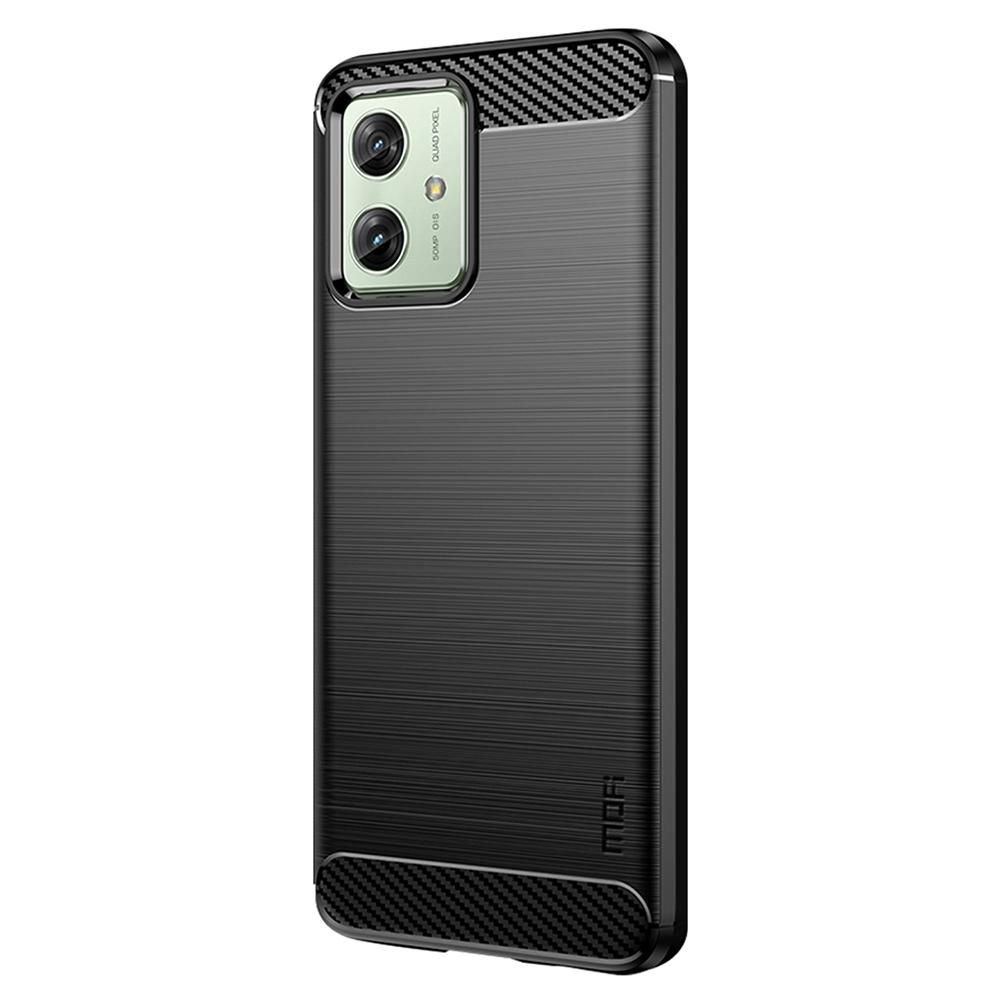 

MOFI JK TPU Series-1 For Motorola Moto G54 5G Case Brushed TPU Phone Back Cover Black