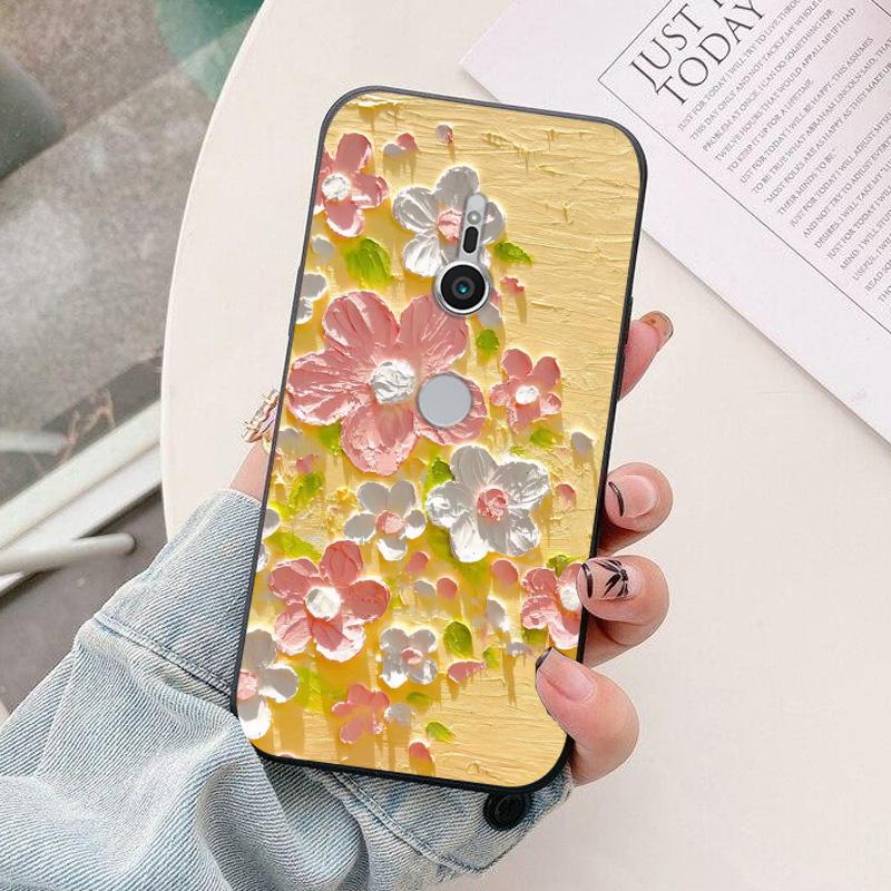 For Sony Xperia XZ1 XZ2 XZ4 Phone Case astronaut Cartoon Silicone Back Cover For Sony XZ2 XZ 4 2 1 X XA2 XA3 Plus Funda Coque