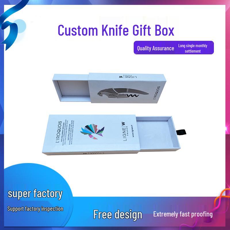 FSC Certified Custom Pull-Out Drawer Box for Lipstick, Jewelry, or Gifts