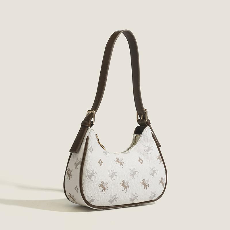 Cartoon Style Baguette Bag Feminine Tote Everything Stylish One Shoulder Underarm Bag