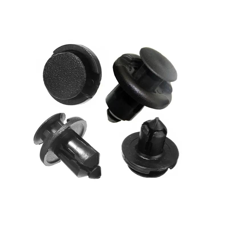 10 / 20PCS 10mm Hole Car Bumper /Fender Plastic Push Rivets Fastener Clips for Honda Black Car Styling for Honda 20PCS