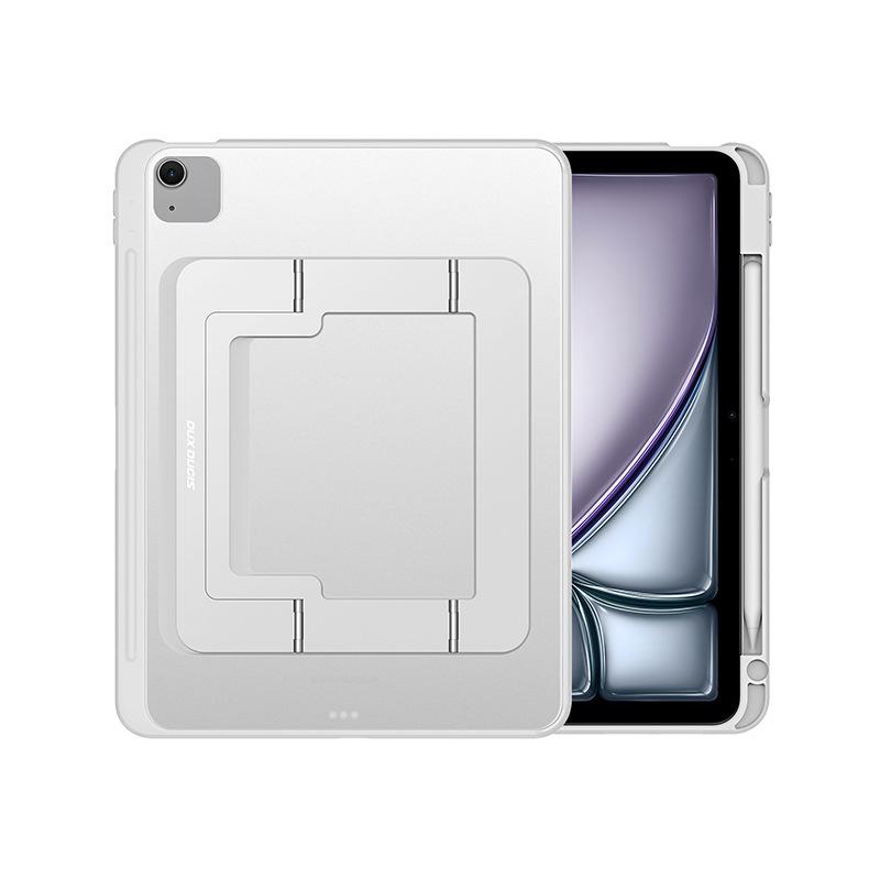 Applicable iPad11 Transparent Matte Flat Plate Protective Case Pro13 Aluminum Alloy Bracket Heightening Rear Case Wholesale