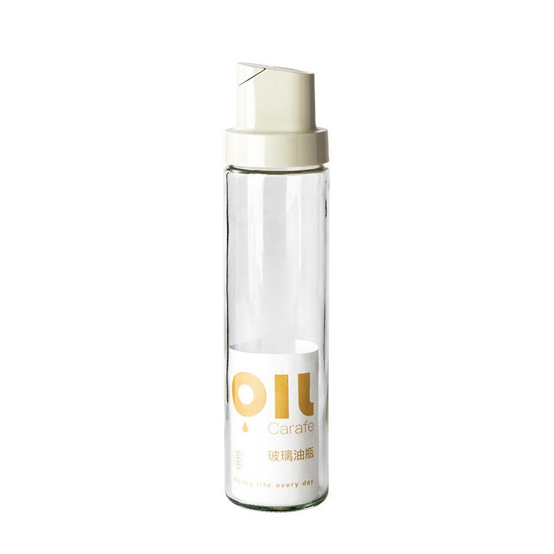 

2026 New Household Kitchen Soybean Vinegar Spice Bottle Set Glass Leakproof Aroma Spice Wine Dedicated Non-Hanging Oil Jar