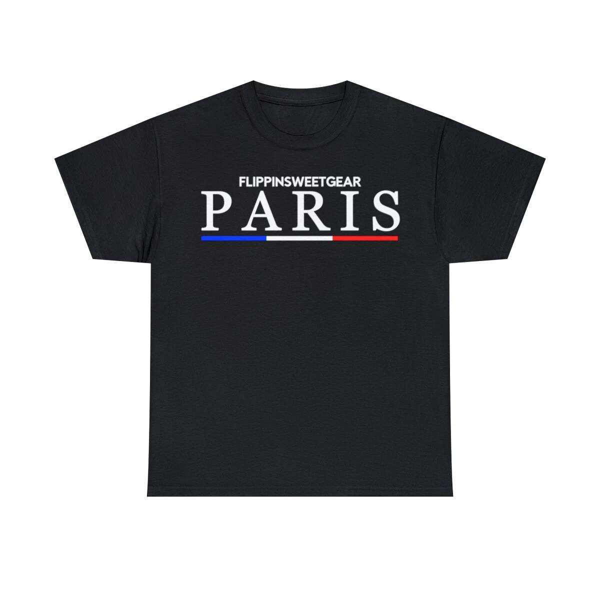 

FlippinSweetGear Paris Fashion Graphic T-Shirt, Sizes S-5XL L
