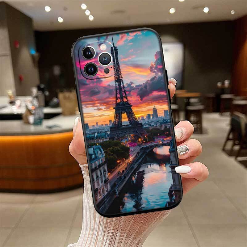 Paris Eiffel Tower Case for Samsung Note 20 10 S25 Plus Ultra Lite FE M20 M21 M30 M31 M51 A11 A26 A51 A52 A53 A56 A70 A71 A72 A73
