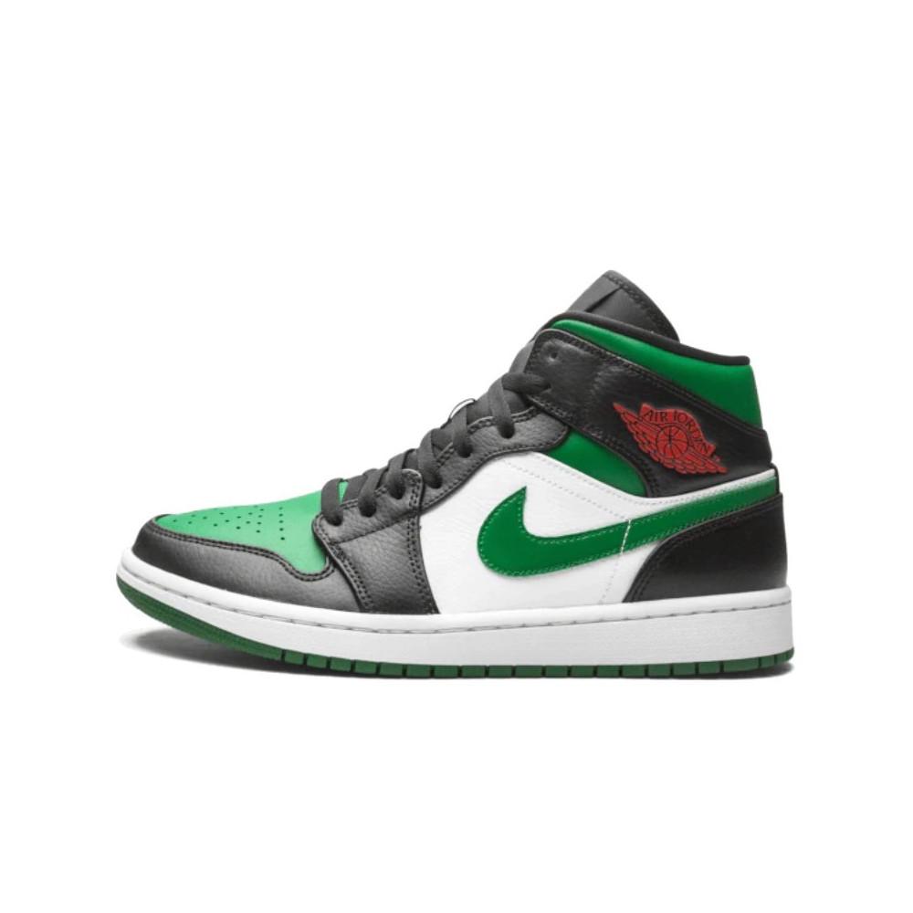 Air Jordan 1 Mid Pine Green Toe