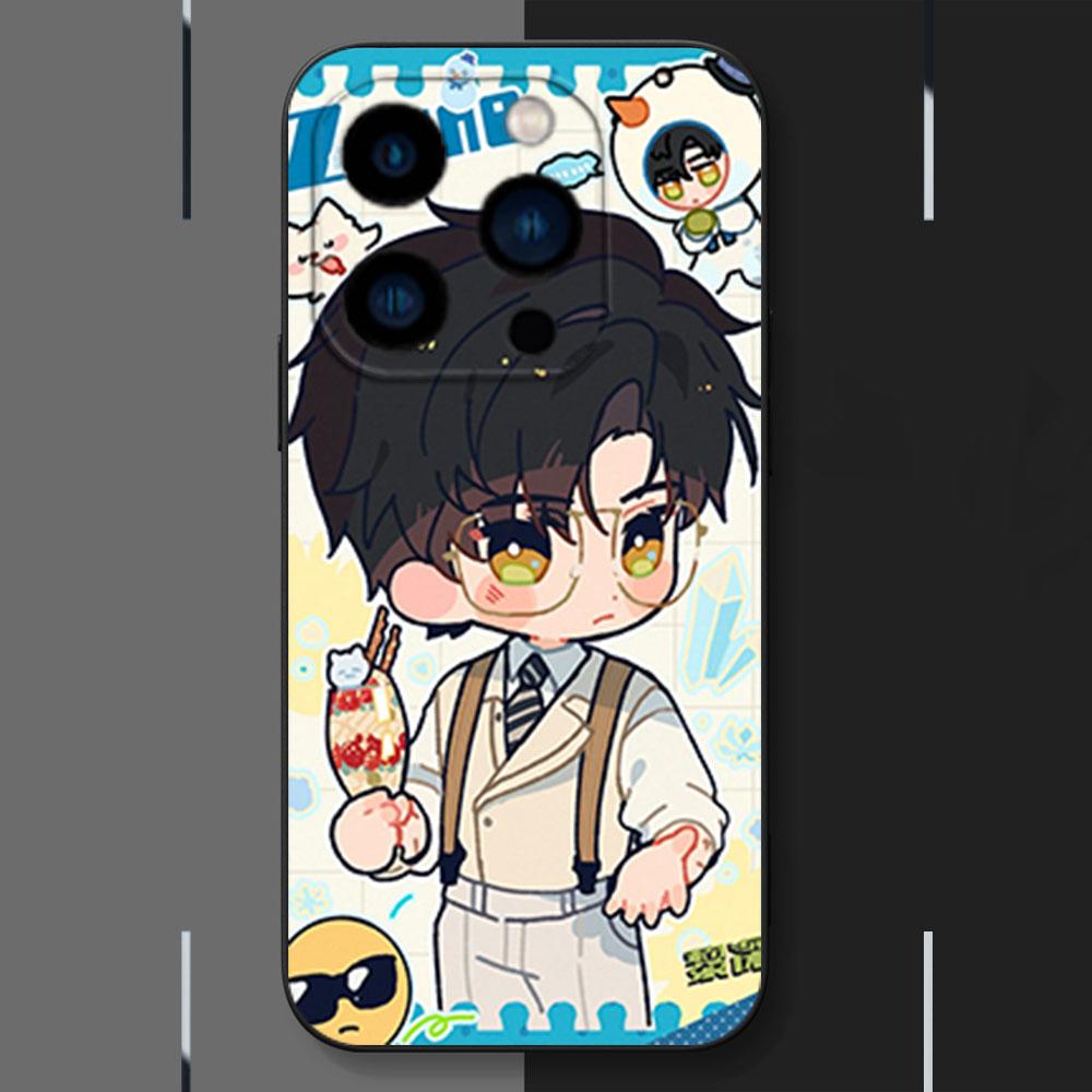 L-Love and Deepspace Otome games Phone Case For iPhone 16 12 13 14 15 Pro Max Plus Soft Silicone Black Cover