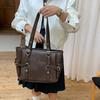 Fashion High Sense Large Capacity Simple Women'S Bag New Commuter Fashion Versatile Portable Shoulder Bag