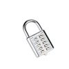 Combination Lock Zinc Alloy Button Password 5-Digit Locking Travel Padlock Backpack Safety Mechanism Digital External