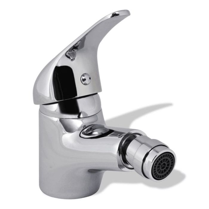 Robinet de bidet de salle de bain - VIDAXL - Monotrou - Métal - Chrome