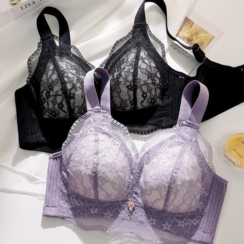 Damen BH Dünn Atmungsaktiv Vollschale Übergröße Dessous Sammel-BH Still-BH Push-up-BH