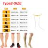 Open Toe Knee-High Medical Compression Stockings Varicose Veins Stocking Compression Brace Wrap Shaping For Women Men 18-21Mm