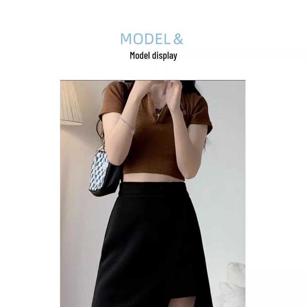 Versatile High-Waisted Black A-Line Skort - Slimming Plus Size, Hip-Hugging Design for Women