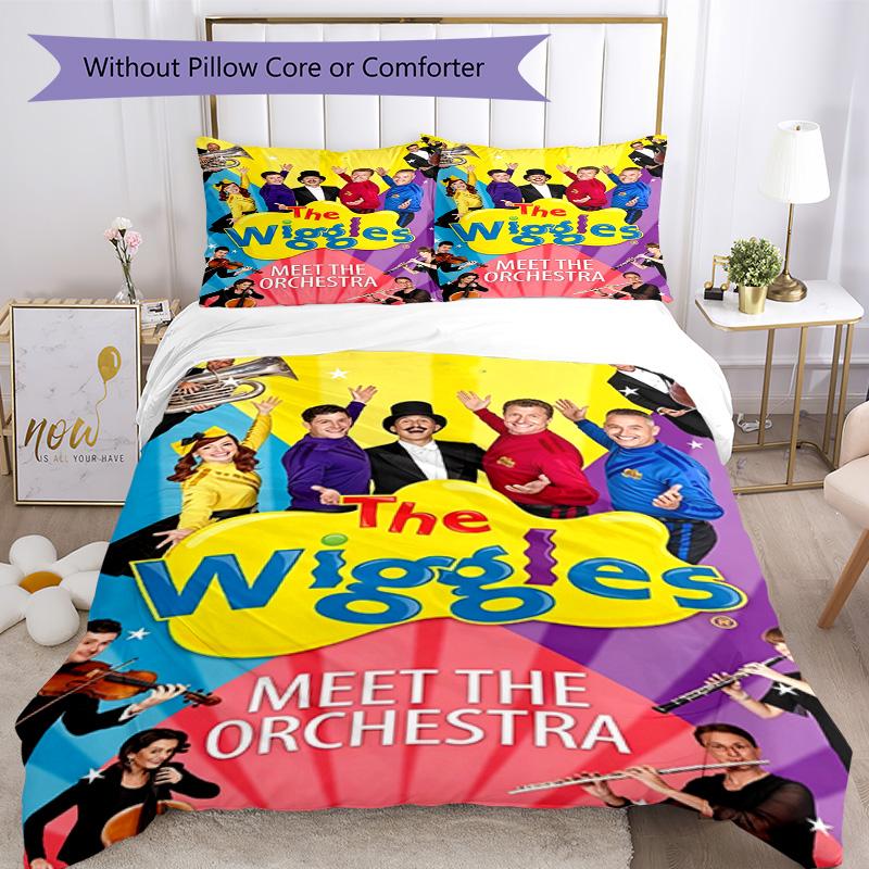 Wiggles Quilt Cover Set Suitable For Dormitory Soft Fabric Perfect Gift For Friends Family