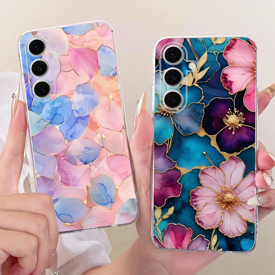For Samsung Galaxy S24 FE Case S24 Plus Cute Lion Fashion Painted Cover Soft Silicone Case For Samsung S24 Ultra S 24 S24+ Shell