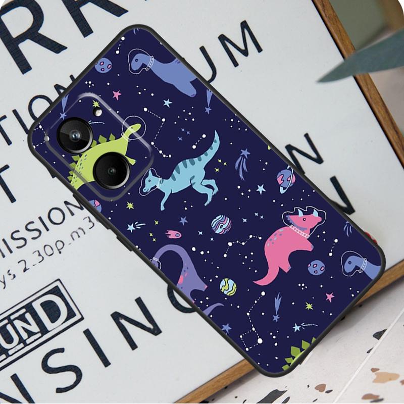 

Cute Dinosaur Tea-Rex For Realme 12 11 10 9 Pro Plus GT5 GT Neo 6 C55 C53 C51 C35 C33 C30 C25s C21Y C31 C67 Case Realme GT Neo6