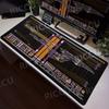 Large Game Mouse Pad Star Trek Office Accessories Keyboard Non-slip Extended Starship Blueprint Gamer Computer Cabinet Desk Pads